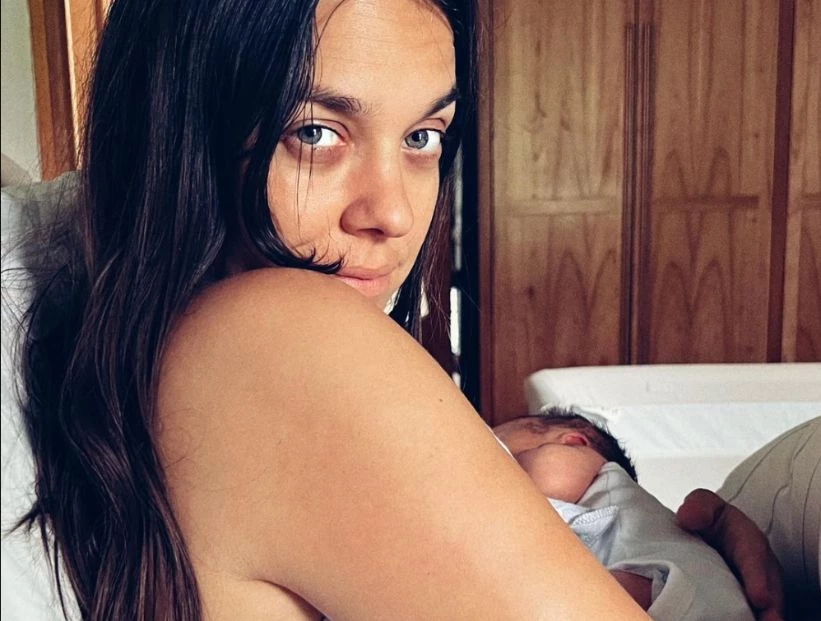 La primera foto de Enero, el hijo recién nacido de Sonia Zavaleta