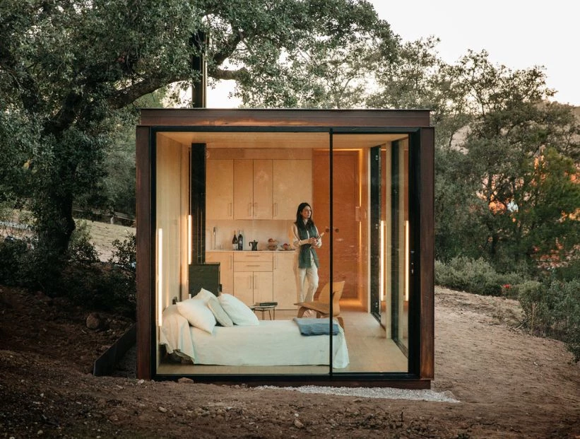 Así es la mini casa que llega completamente terminada y equipada, lista para usar