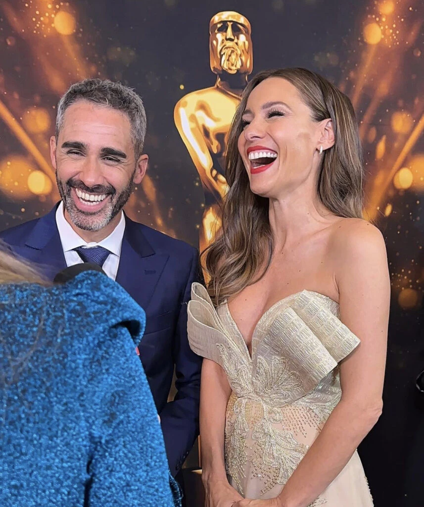 El espectacular look de Pampita como conductora en los Martin Fierro Latino en MiamiFoto: Instagram.