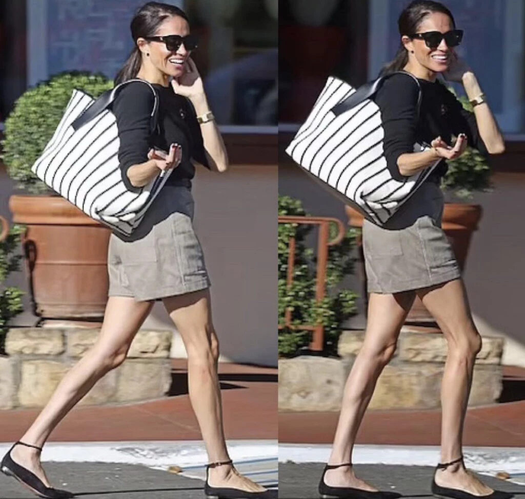 El look trendy de Meghan Markle. Foto: Instagram. 