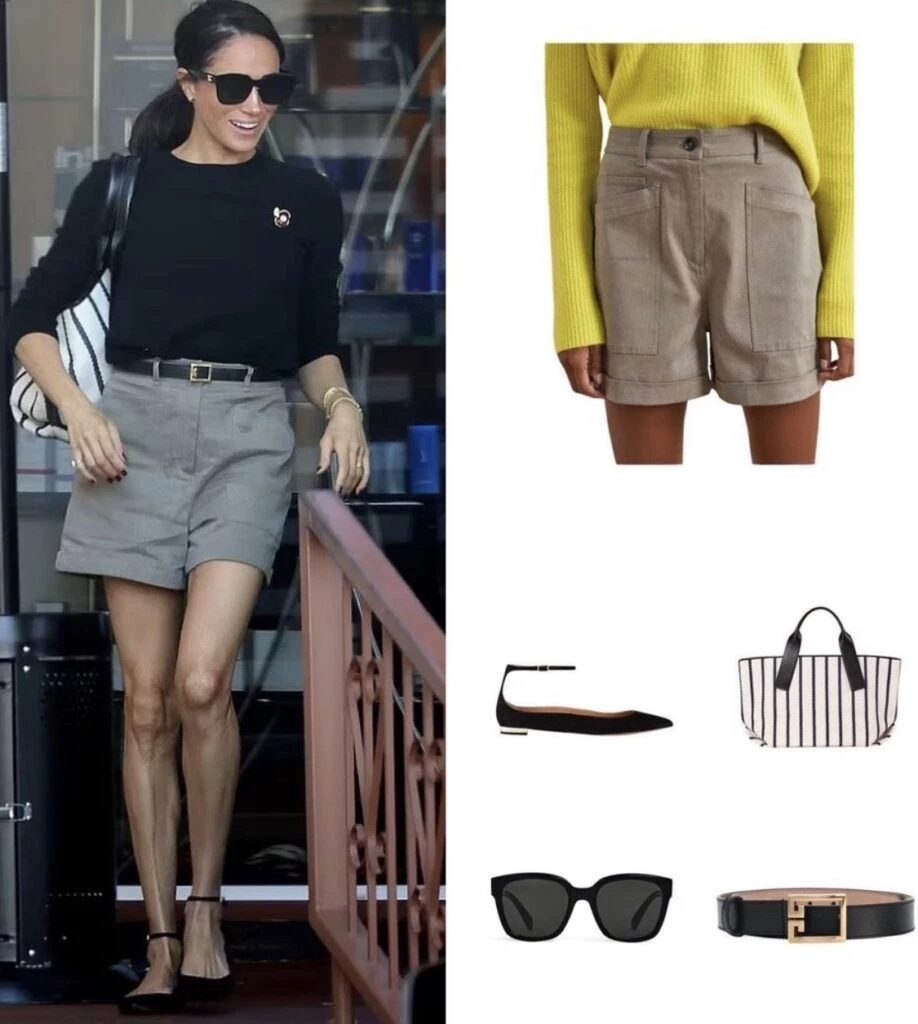 El look trendy de Meghan Markle. Foto: Instagram. 