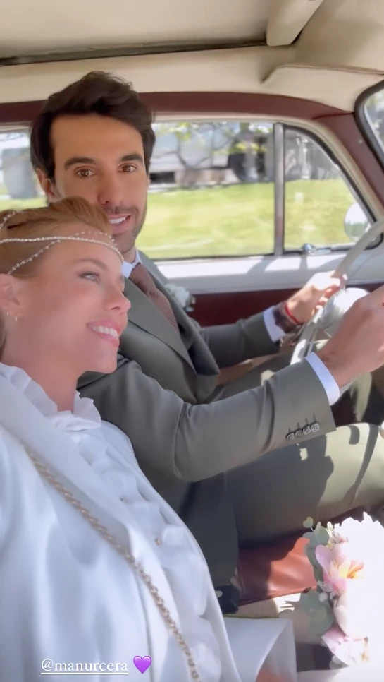 El video del primer momento de Nicole Neumann y Manu Urcera como marido y mujer