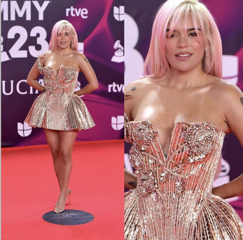 Karol G en los Latin Grammy. Foto: Instagram.
