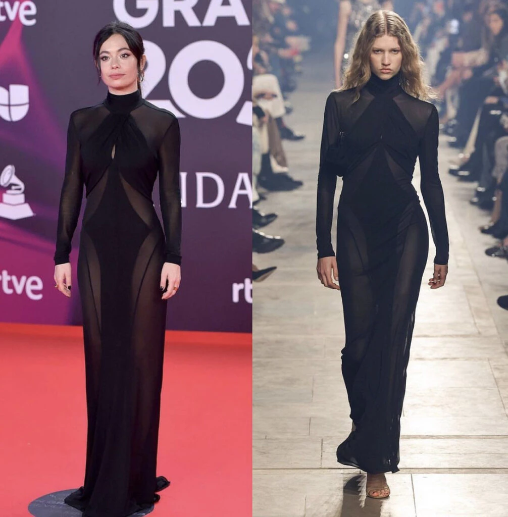 Anna Castillo en los Latin Grammy. Foto: Instagram.