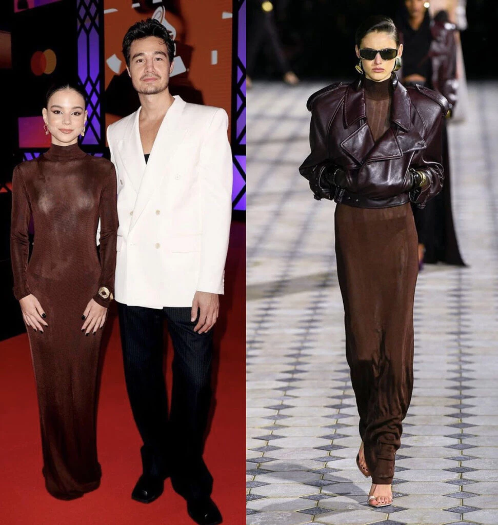 Duda Rodrigues y Tiago Lorc en los Latin Grammy 2023. Foto: Instagram.