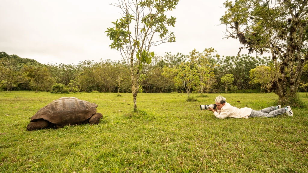 Nicolás en la Isla Galápagos. Foto: Nicolás Marín Benítez
