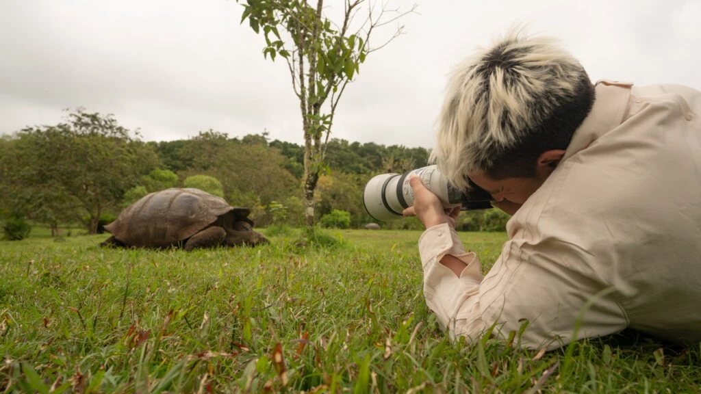 Nicolás en la Isla Galápagos