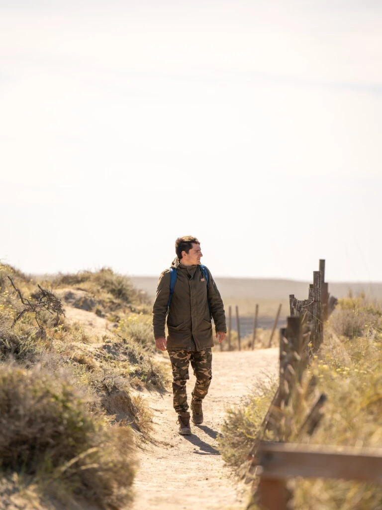 Nicolás Martín Benítez en la Patagonia