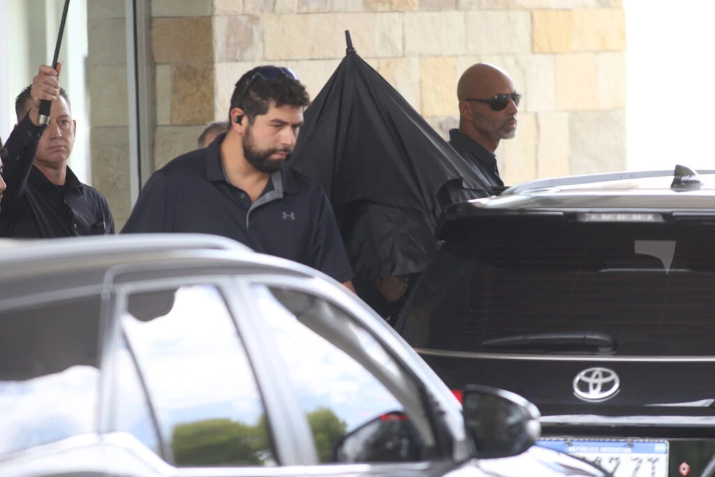 Taylor Swift llegando a la Argentina. Foto RS