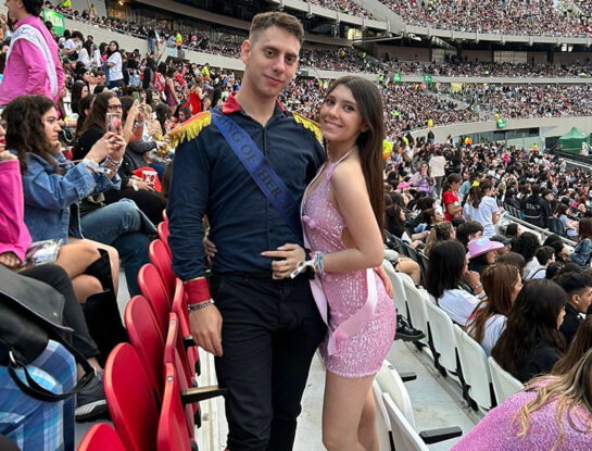 Él le pidió casamiento en River, durante el concierto de Taylor Swift: la historia de Jackie y Gastón, los enamorados "swifties"