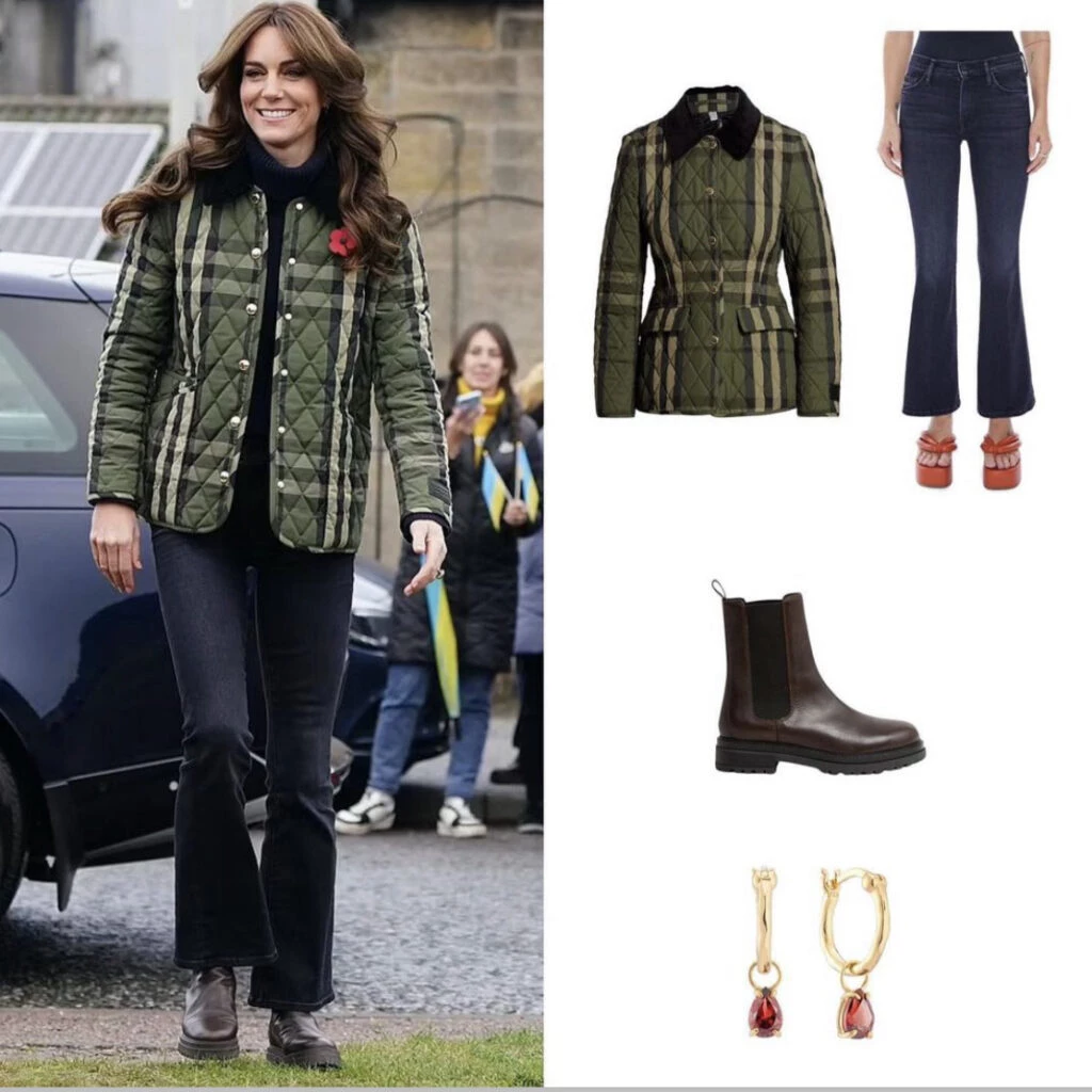 Kate Middleton apostó por el estampado más trendy del 2024. Foto: Instagram.