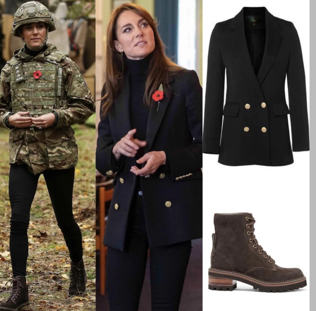 Guía de estilo: así se usa el total black según Kate Middleton. Foto: Instagram. 