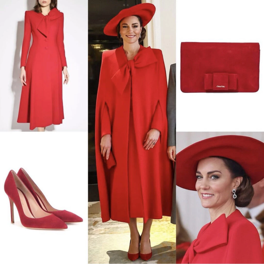 Kate apostó por las capas. Foto: Instagram. 