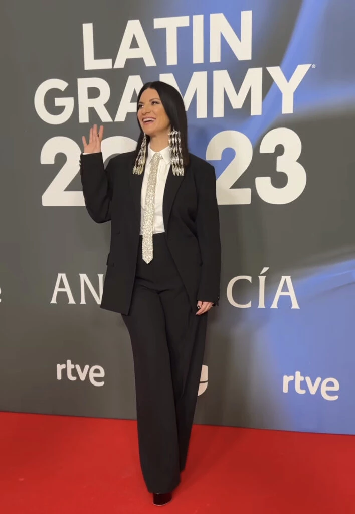Laura Pausini en los Latin Grammy 2023. Foto: Instagram.
