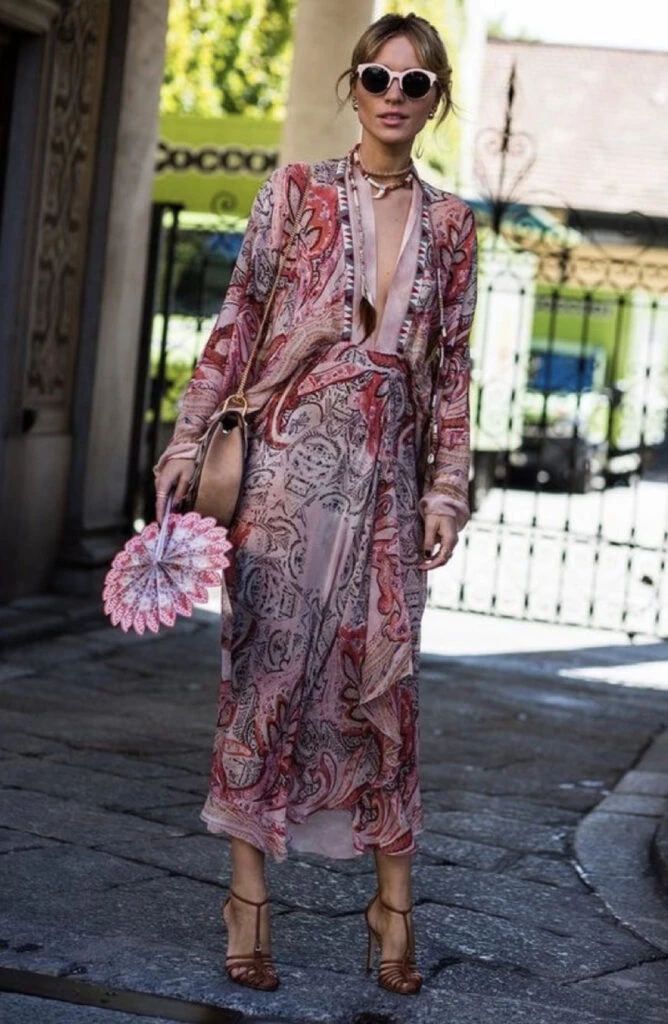 Los vestidos boho son indispensables en cualquier guardarropas. Foto: Pinterest.