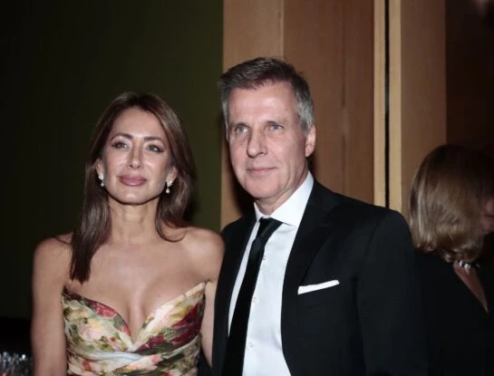Lulú Sanguinetti, elegantísima en la gala de Valeria Mazza: acompañó a Martín Redrado