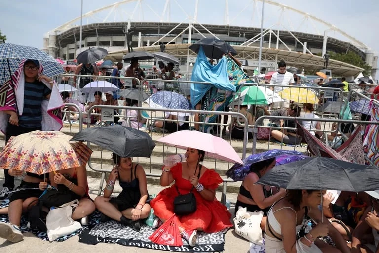 Fans de Taylor Swift en Brasil. Fotos: REUTERS/Pilar Olivares.