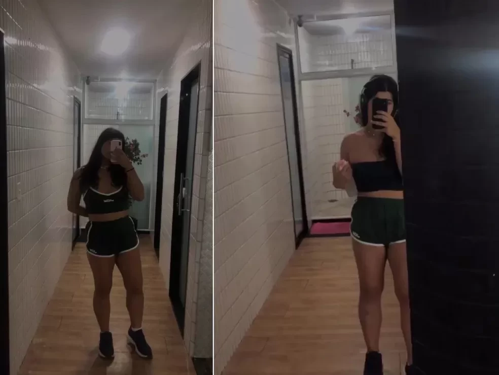 María Eduarda Mendes en el mes de octubre. Foto: G1.