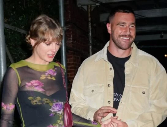 Travis Kelce, el novio de Taylor Swift, alentó a la cantante como un fanático más: "Olé, olé"