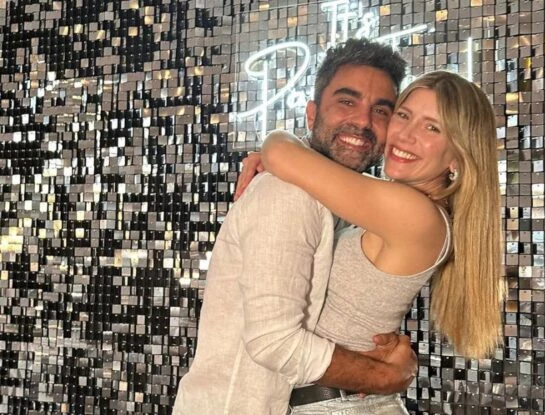 El romántico festejo de cumpleaños de Laurita Fernández a Claudio "Peluca" Brusca