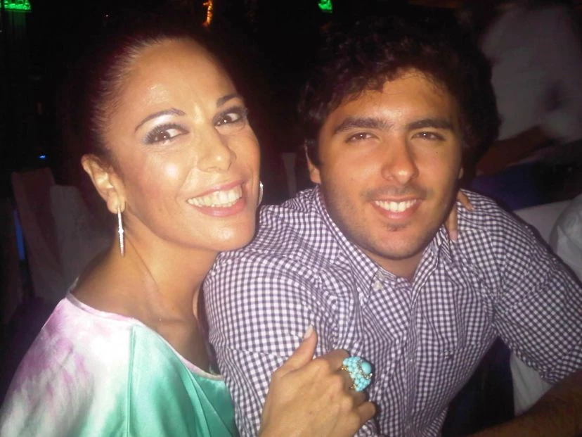 Iliana Calabró y su hijo Nicolás