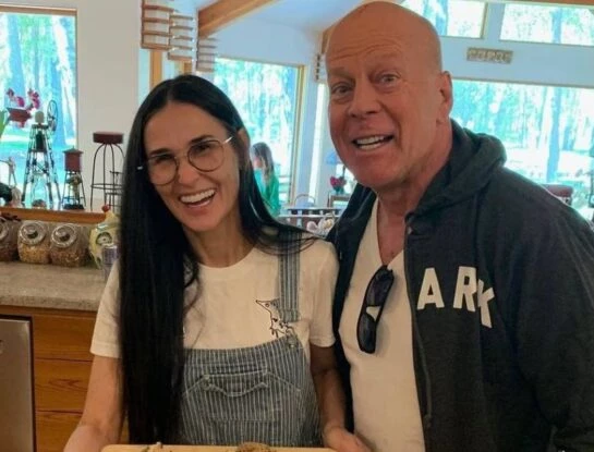 Preocupa la salud de Bruce Willis: ya no reconoce a Demi Moore