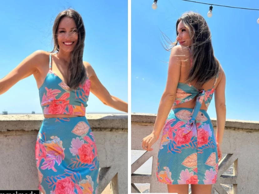 Pampita nos aniticipa el verano con un look súper trendy