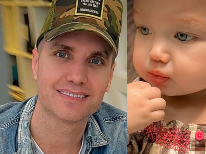 Así está Santa, la hija más pequeña de Santiago del Moro, que ya tiene un año y medio