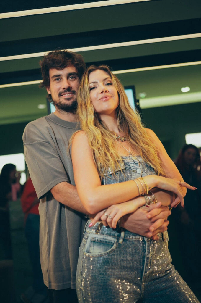 Stephanie Demner y Guido Pella