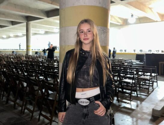 Taína Gravier conquistó a sus seguidores con un look total denim