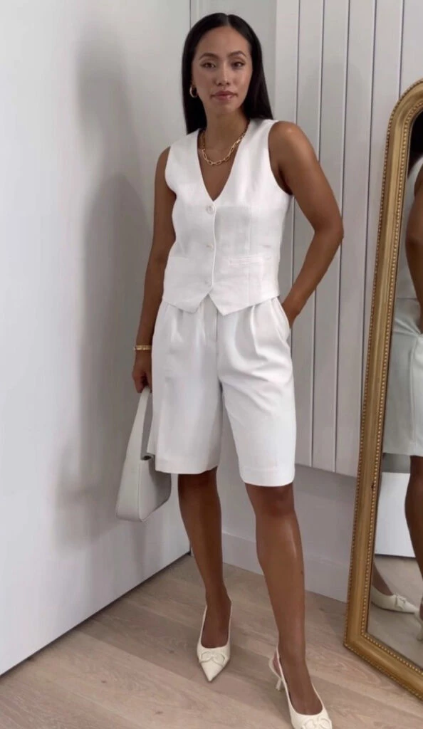 Vuelven las bermudas y se usan así. Foto: Pinterest. 