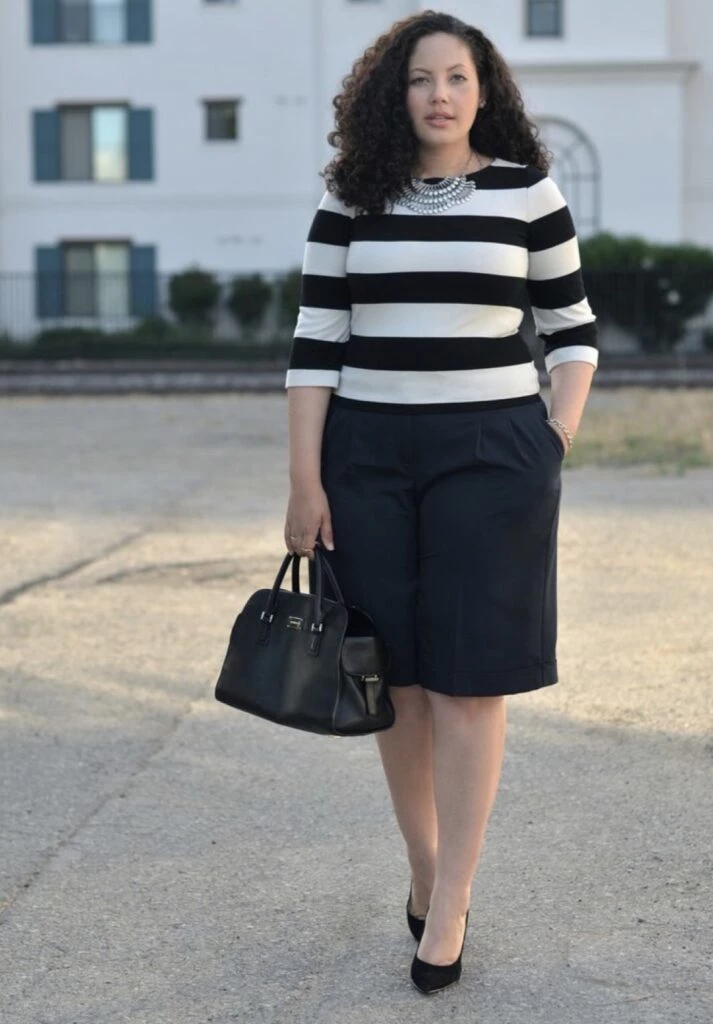 Vuelven las bermudas y se usan así. Foto: Pinterest. 