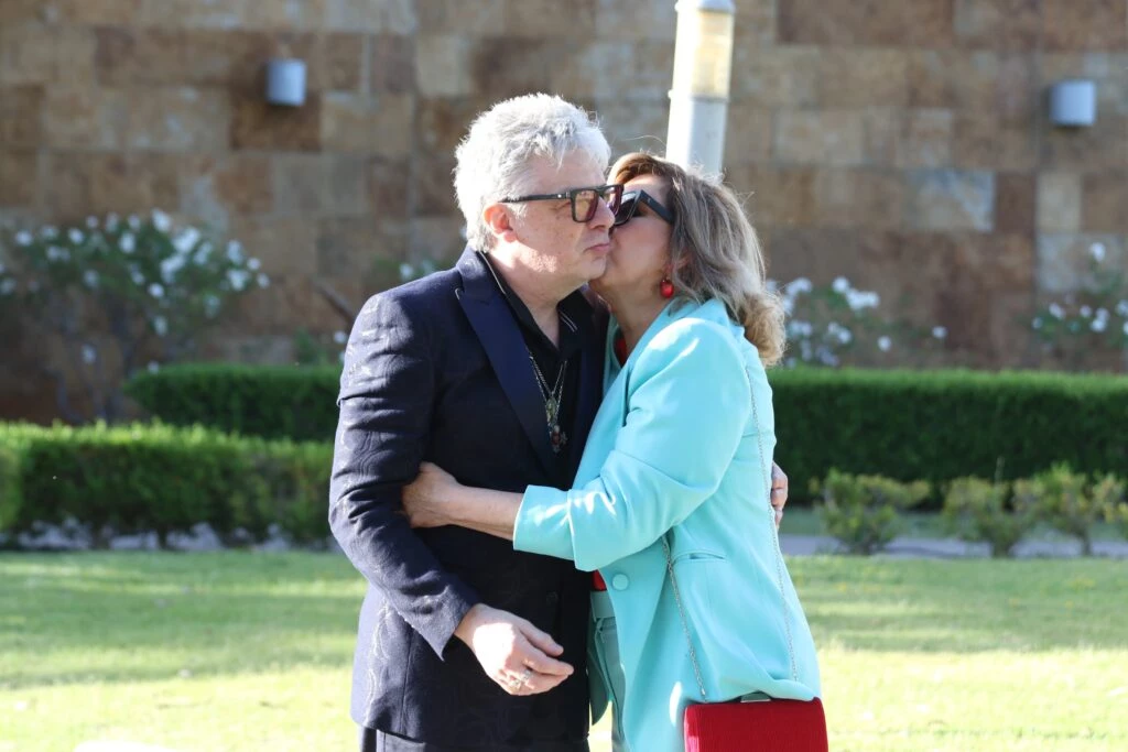 Georgina Barbarossa y Juanse.