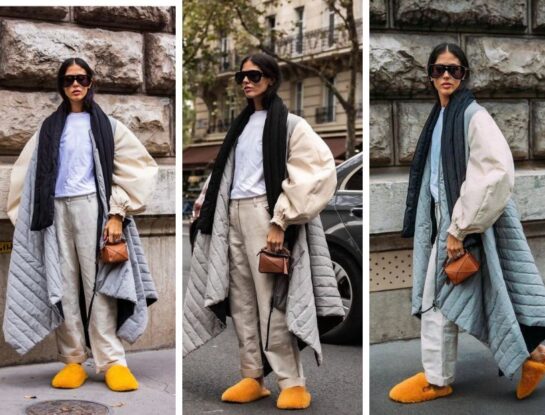 Las balerinas con peluche, la nueva tendencia que se impone en el street style