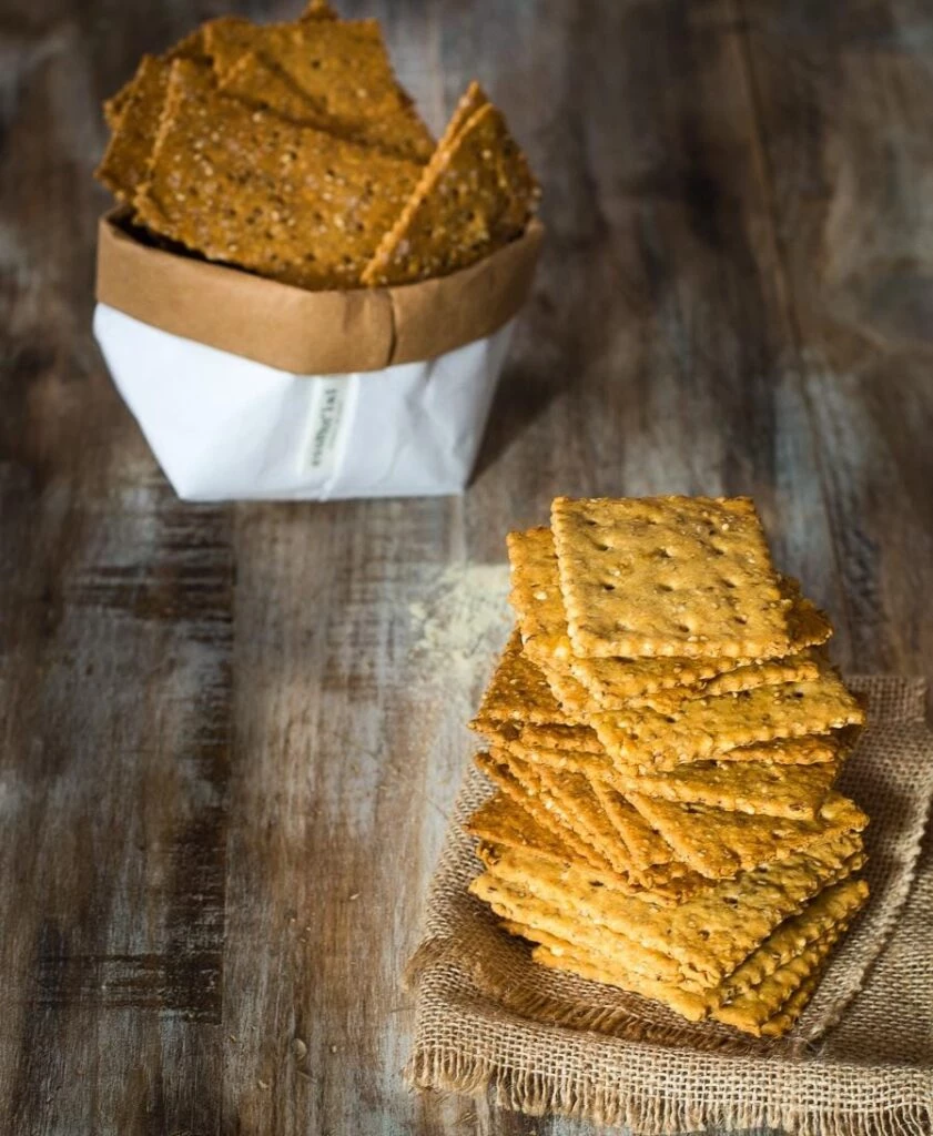 Crackers de garbanzos