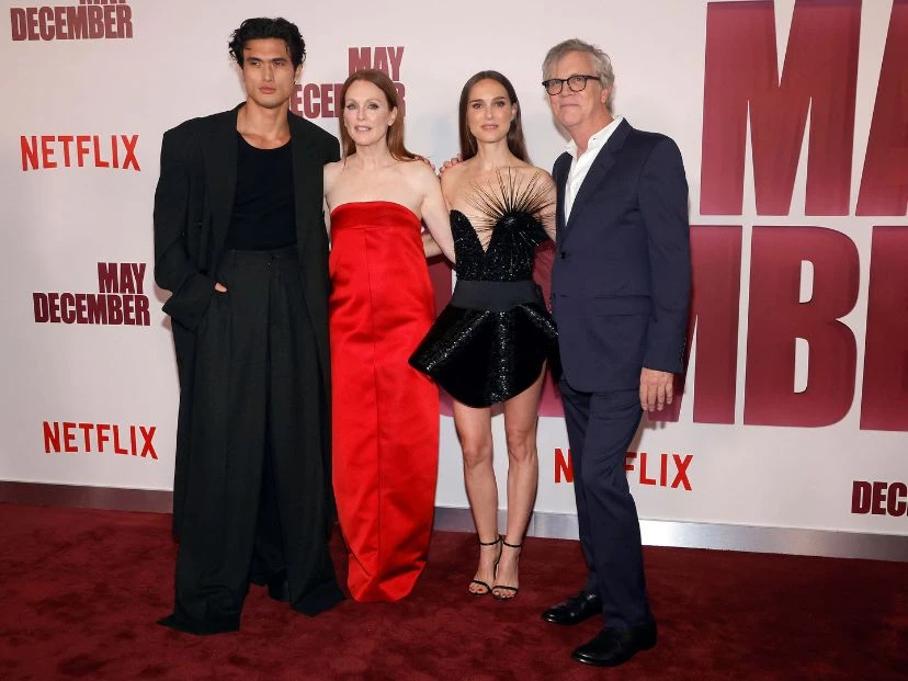 de Julianne Moore a Natalie Portman, los mejores looks de la premiere de 'May December', la nueva película de Netflix