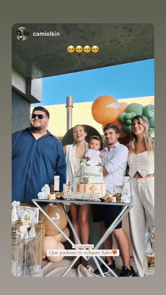 las fotos del bautismo de salvador, el hijo de barbie velez