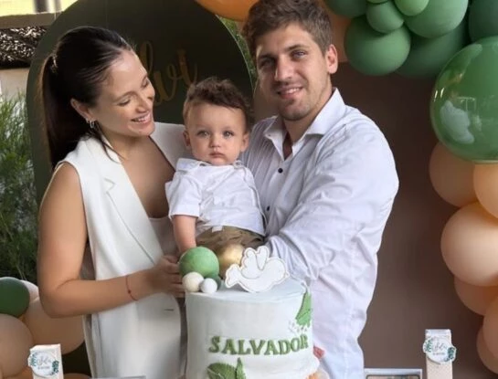 Las fotos del bautismo de Salvador, el hijo de Barbie Vélez