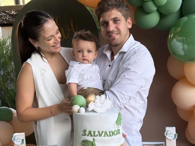 las fotos del bautismo de salvador, el hijo de barbie velez