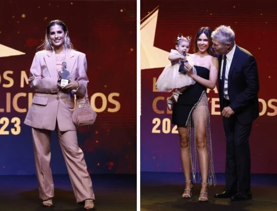 Vidriera: de Juli Poggio a Barby Franco, los looks de los famosos en la alfombra roja de Los más clickeados