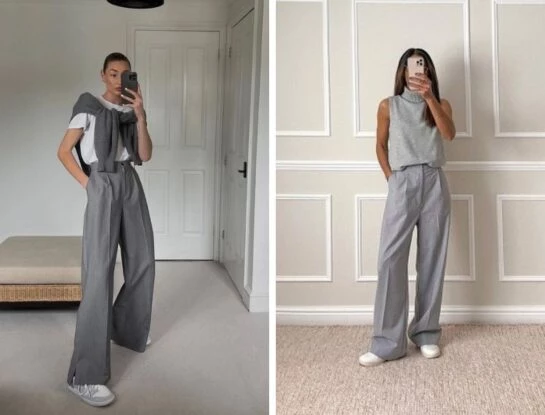 Estos son los zapatos perfectos para usar con el wide leg