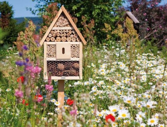 Manual de Jardinería: cómo funciona un hotel de insectos