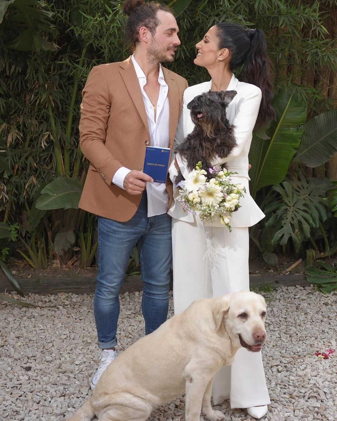 Silvina Escudero y su marido, Federico. Foto: IG.