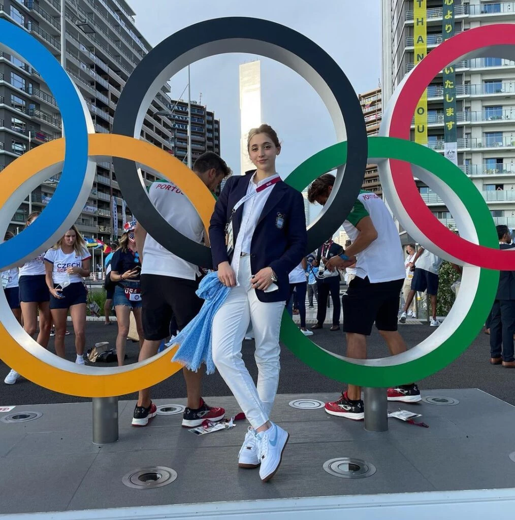 Delfina Pignatiello, ex nadadora. Foto: IG.