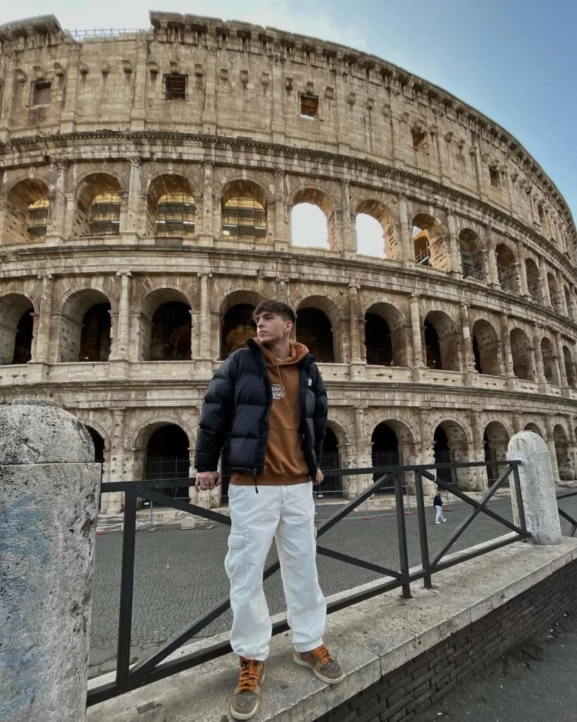 Santino, el hijo de Denise Dumas probó suerte en el exterior. Foto: IG.