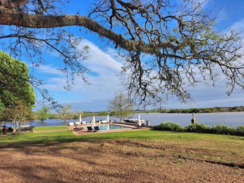 Benjamín Vicuña se hospedó en esta estancia con sus hijos: Foto: IG Santa Cándida.