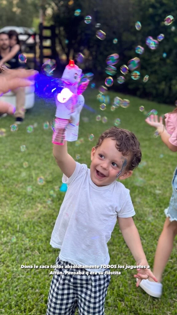 Las fotos del cumpleaños de Alfonsina, la hija de Noelia Marzol