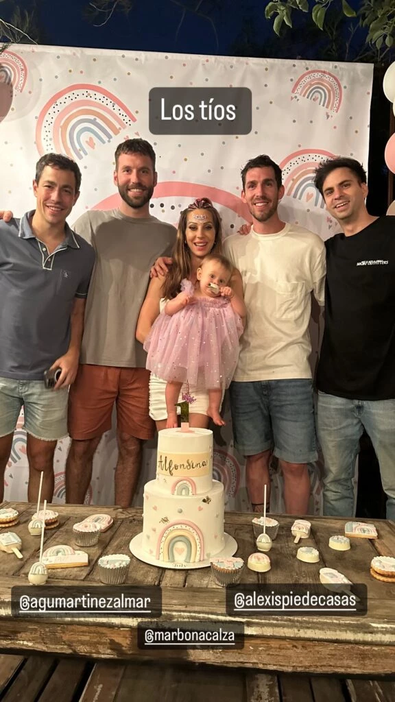 Las fotos del cumpleaños de Alfonsina, la hija de Noelia Marzol