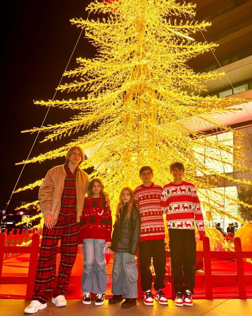Wanda Nara y Mauro Icardi celebraron Navidad en Estambul. Foto: IG.
