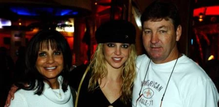 Britney Spears con su padre Jamie.
